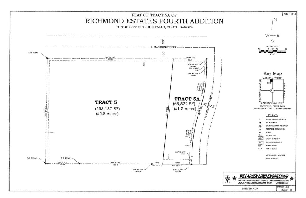 MNHL 1.5 Acre Plat