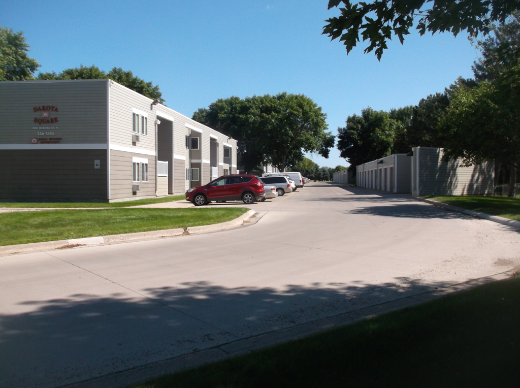 Exterior Dakota Square Apartments