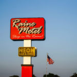 Monument Sign Raine Motel