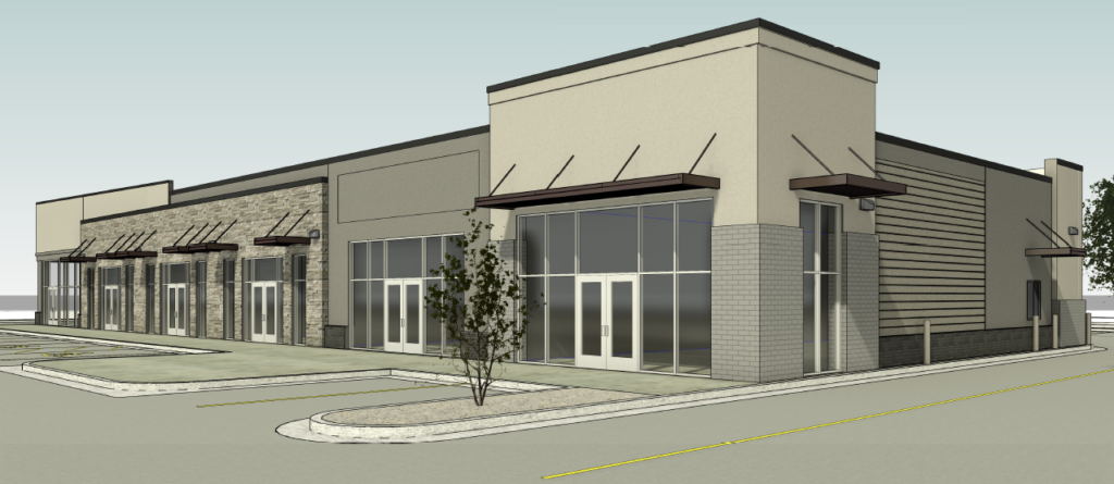 Rendering New Graystone Plaza